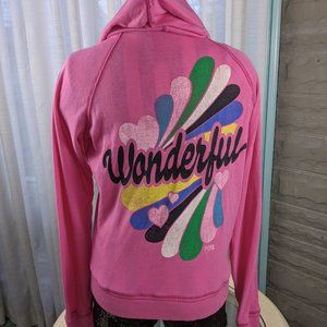 2009 Vintage VS PINK WONDERFUL Lightweight Hoodie Small / Medium Fit